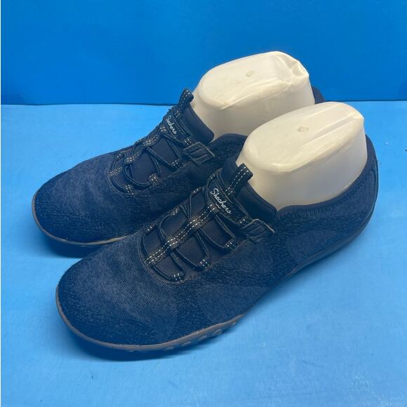 Skechers Women's Relaxed Fit: Breathe-Easy - Opportuknity 23855 Navy Size 8 - Picture 2 of 12